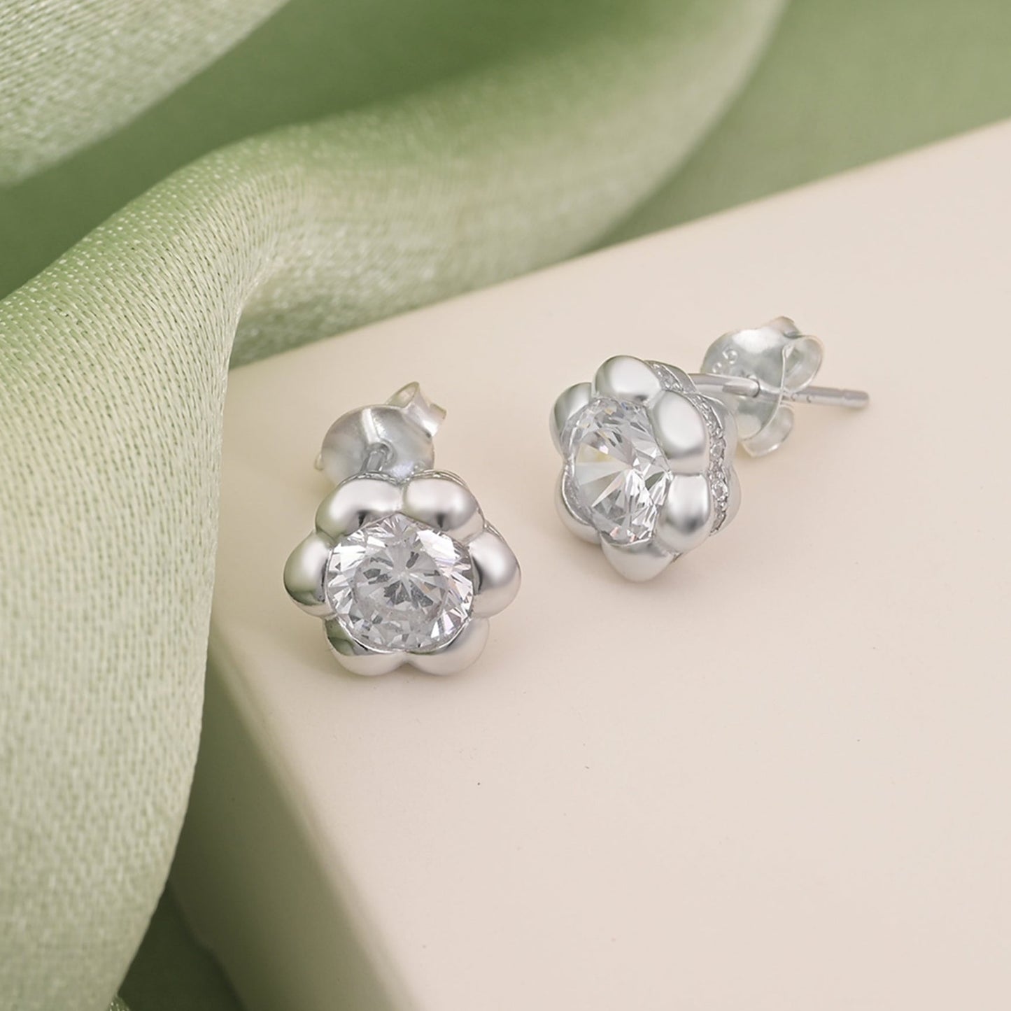 Silver Czee Earrings