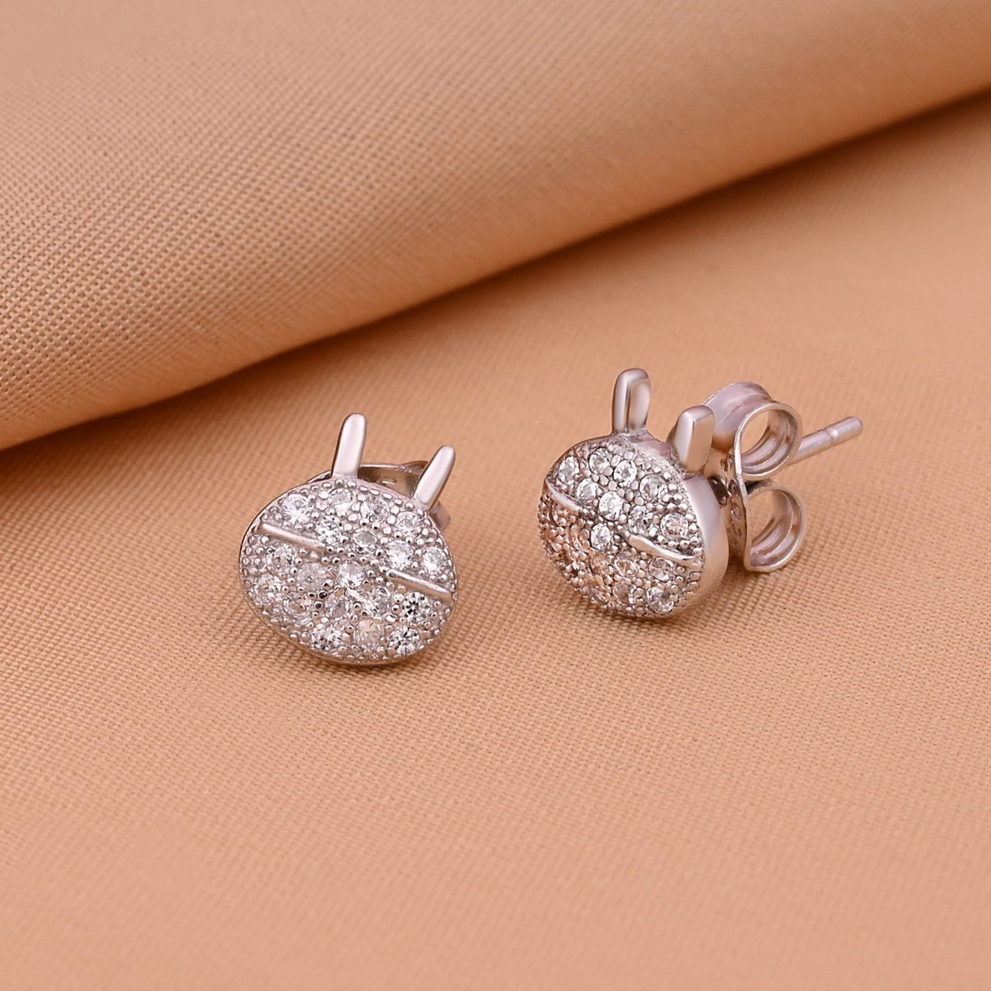 Teddy Stud Earrings