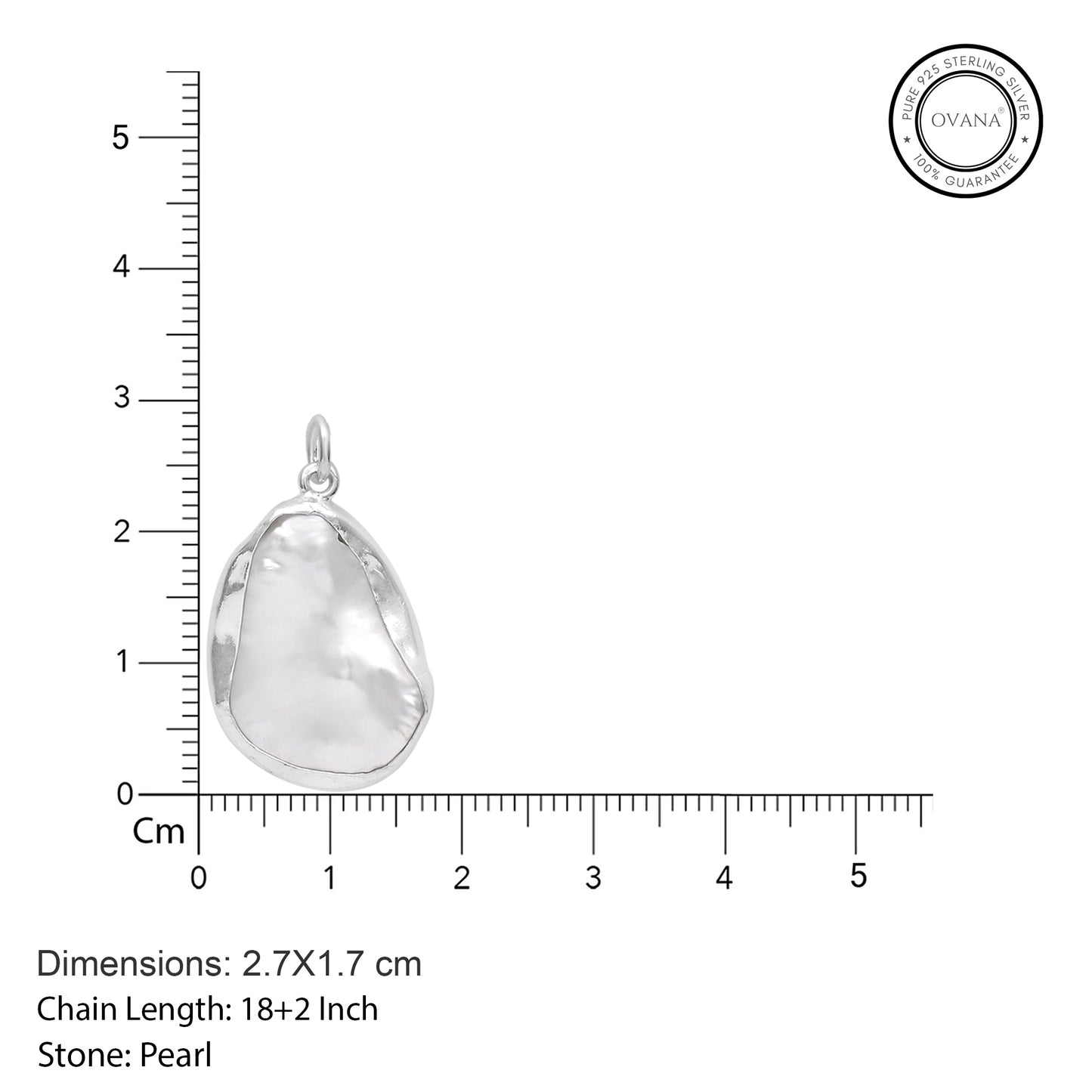 Pearl Pendant with Chain