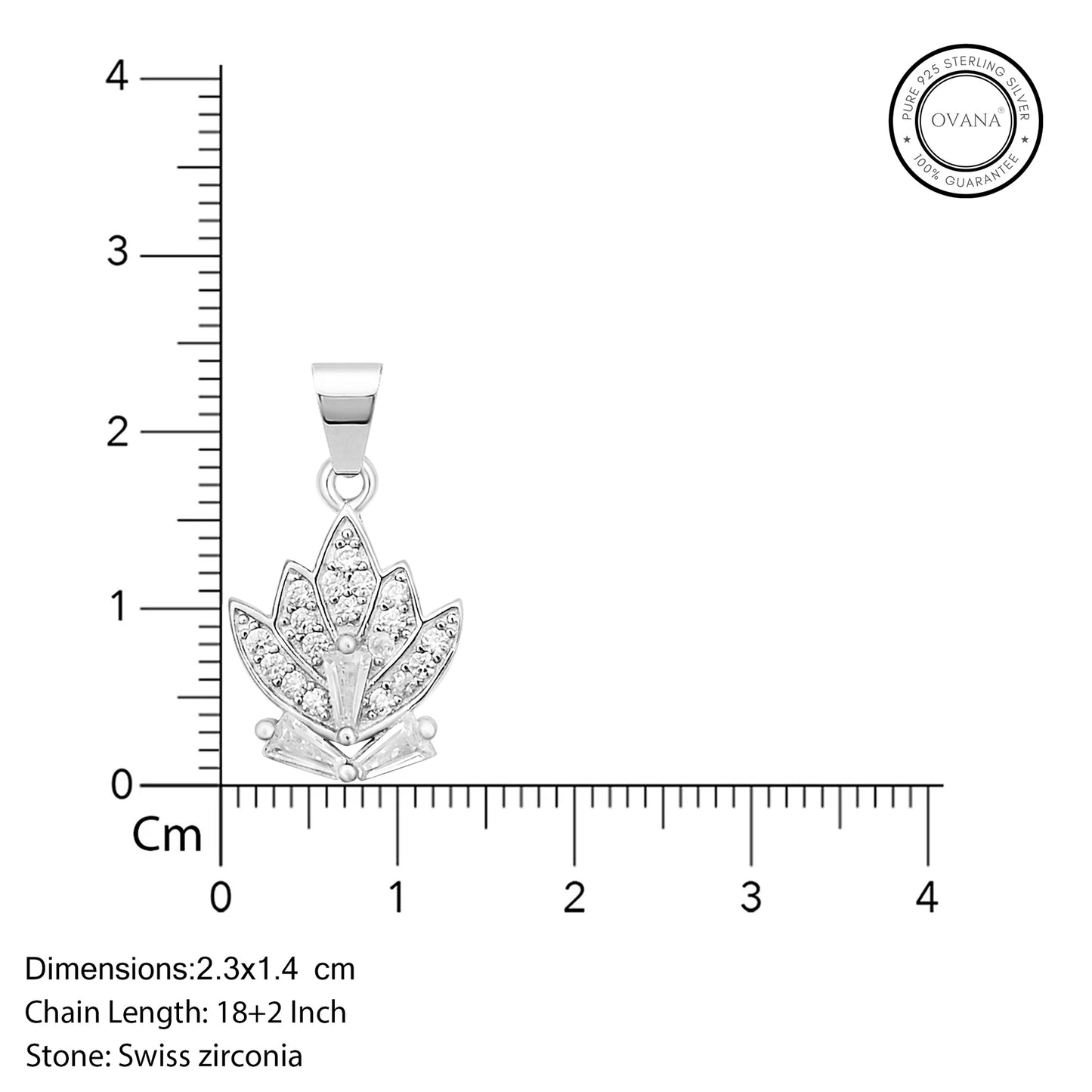 Autumn Pendant with Chain