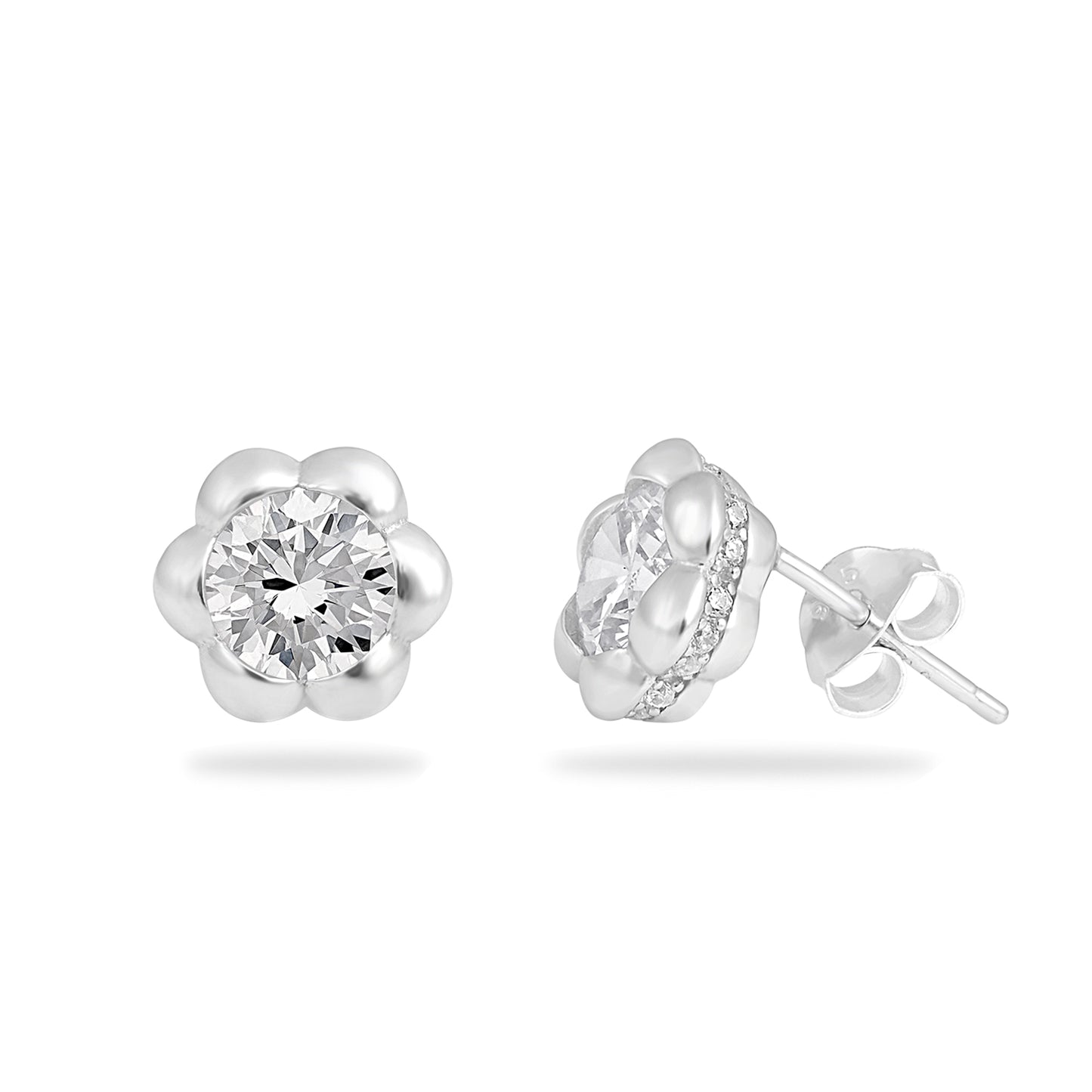 Silver Czee Earrings