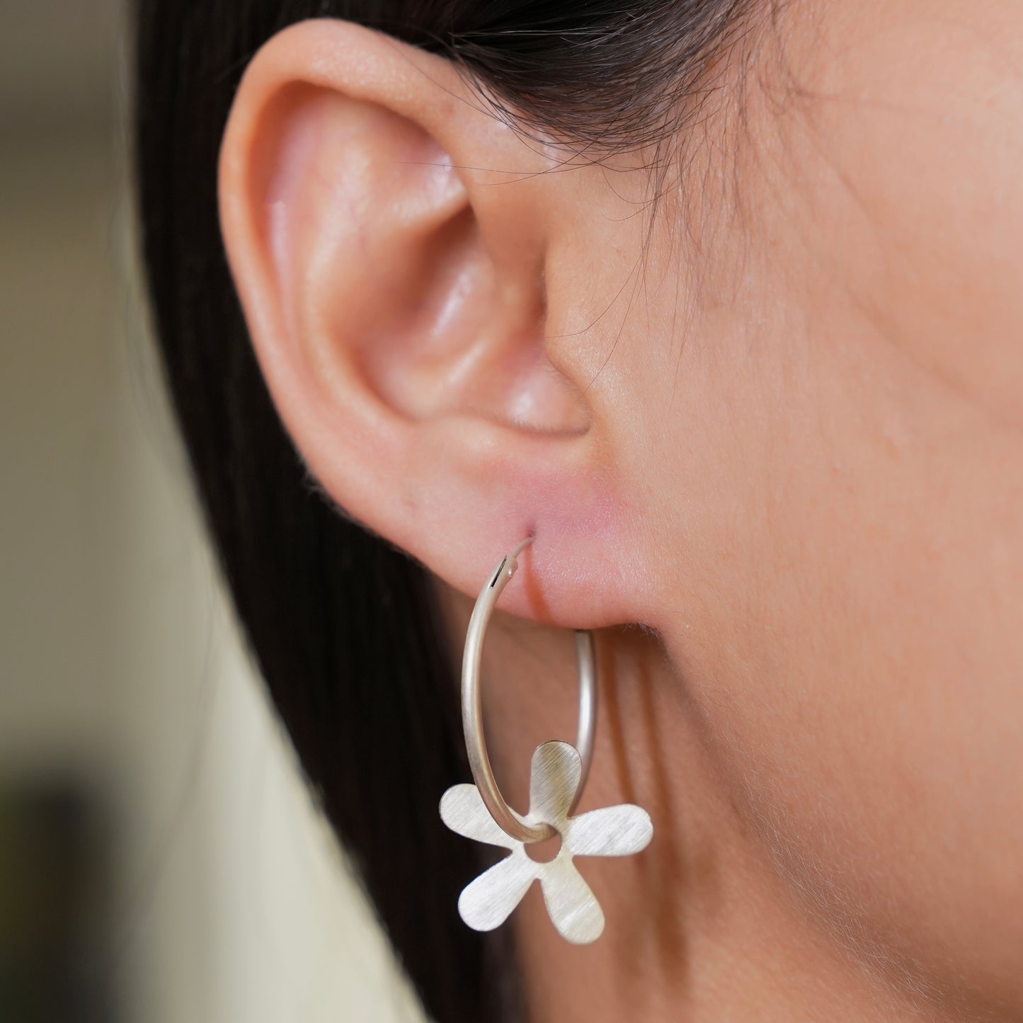 Whirl Hoop Earrings