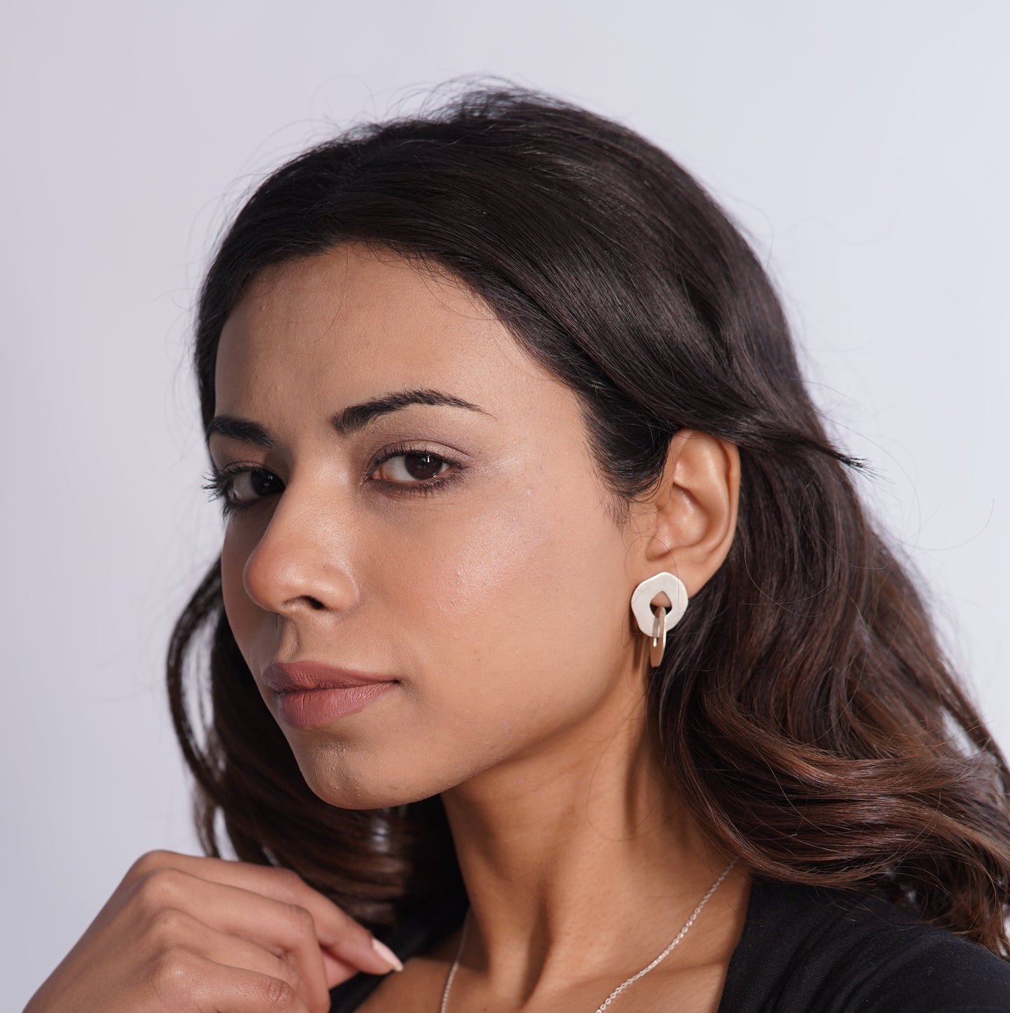 Silver Bold Earrings