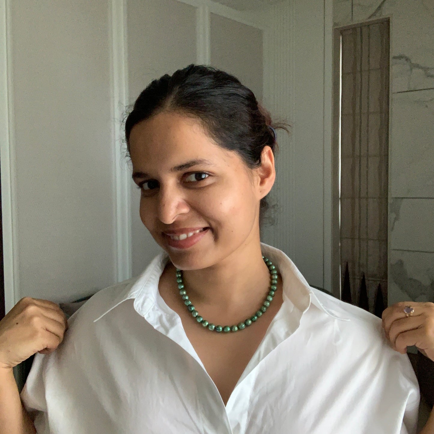 Forest Freshwater Pearl necklace