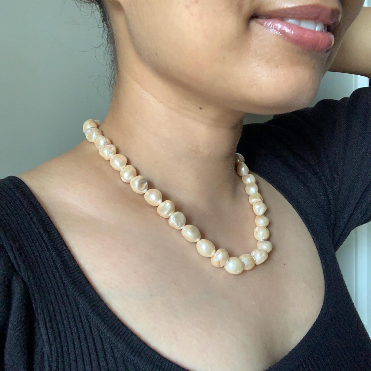 Cream Pearl Necklace