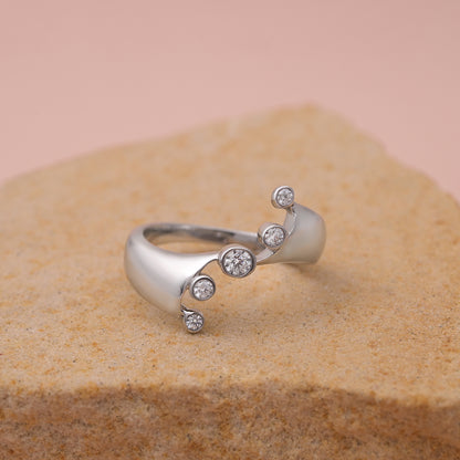 Silver Crown Ring