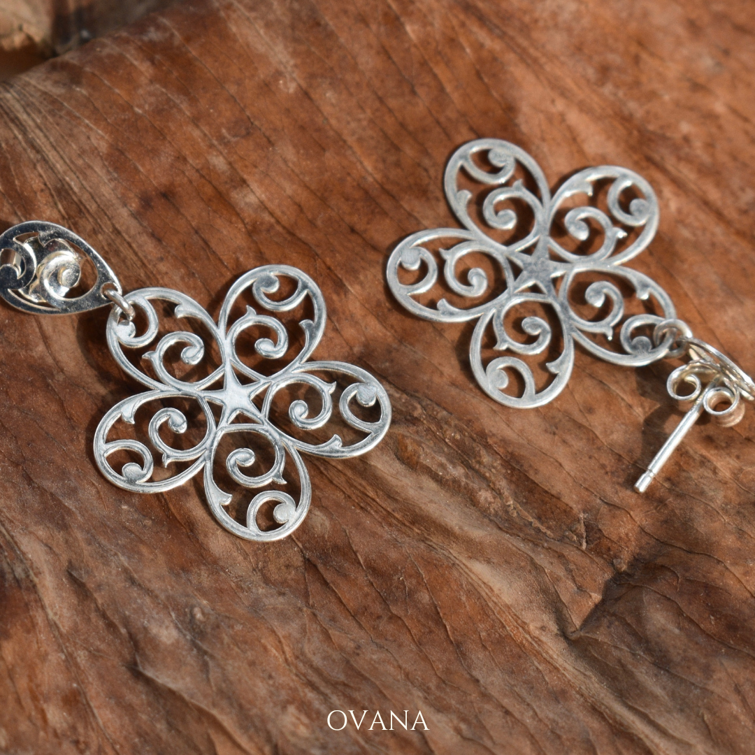 Silver Artistic Earrings