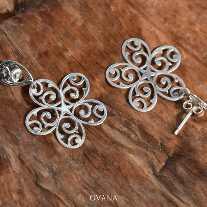 Silver Artistic Earrings