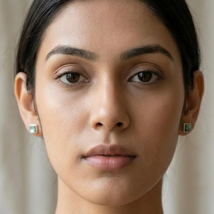 Silver Celestial Studs