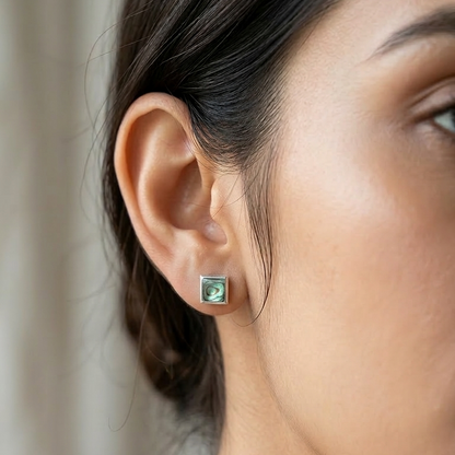 Silver Celestial Studs