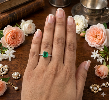 Natural Emerald Ring