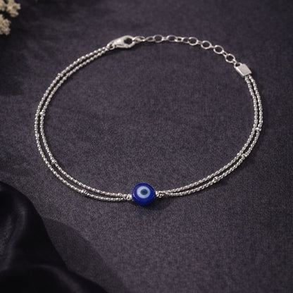 925 Silver Nazar Tika Bracelet