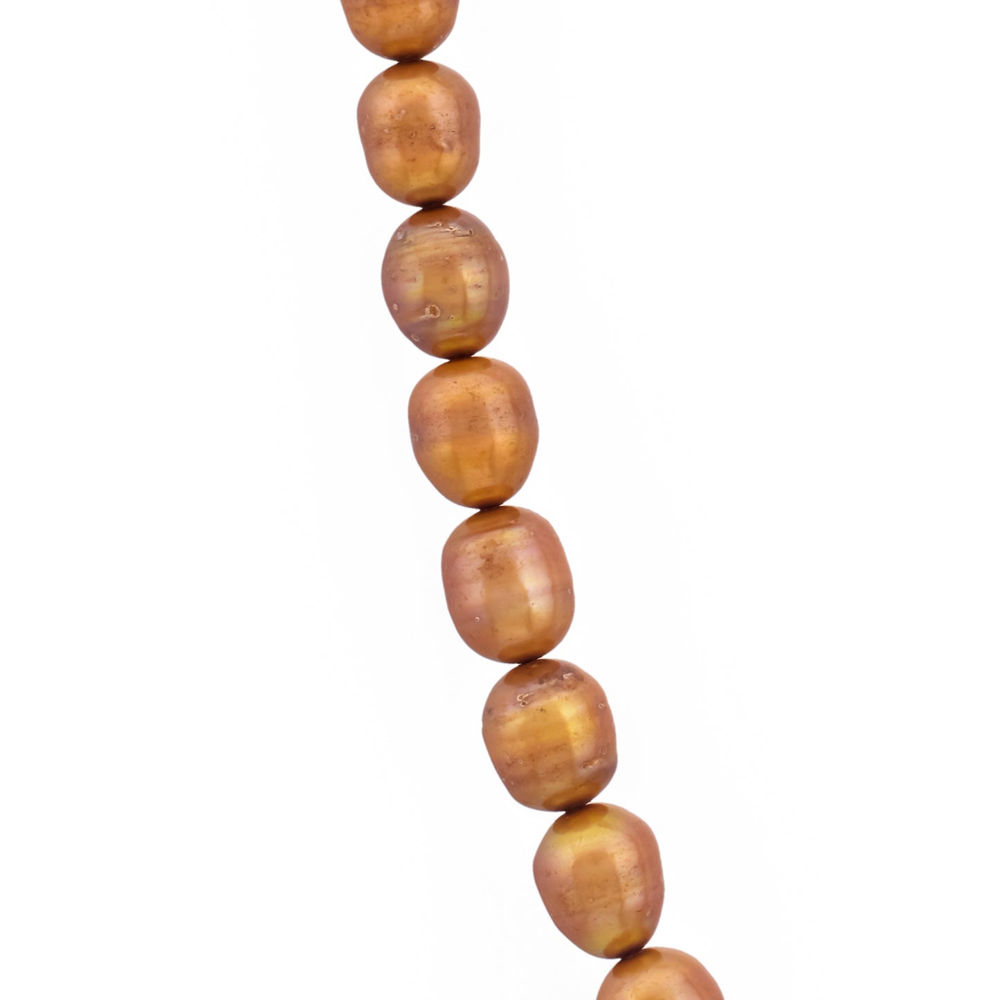 Warm Gold Freshwater Pearl Necklace
