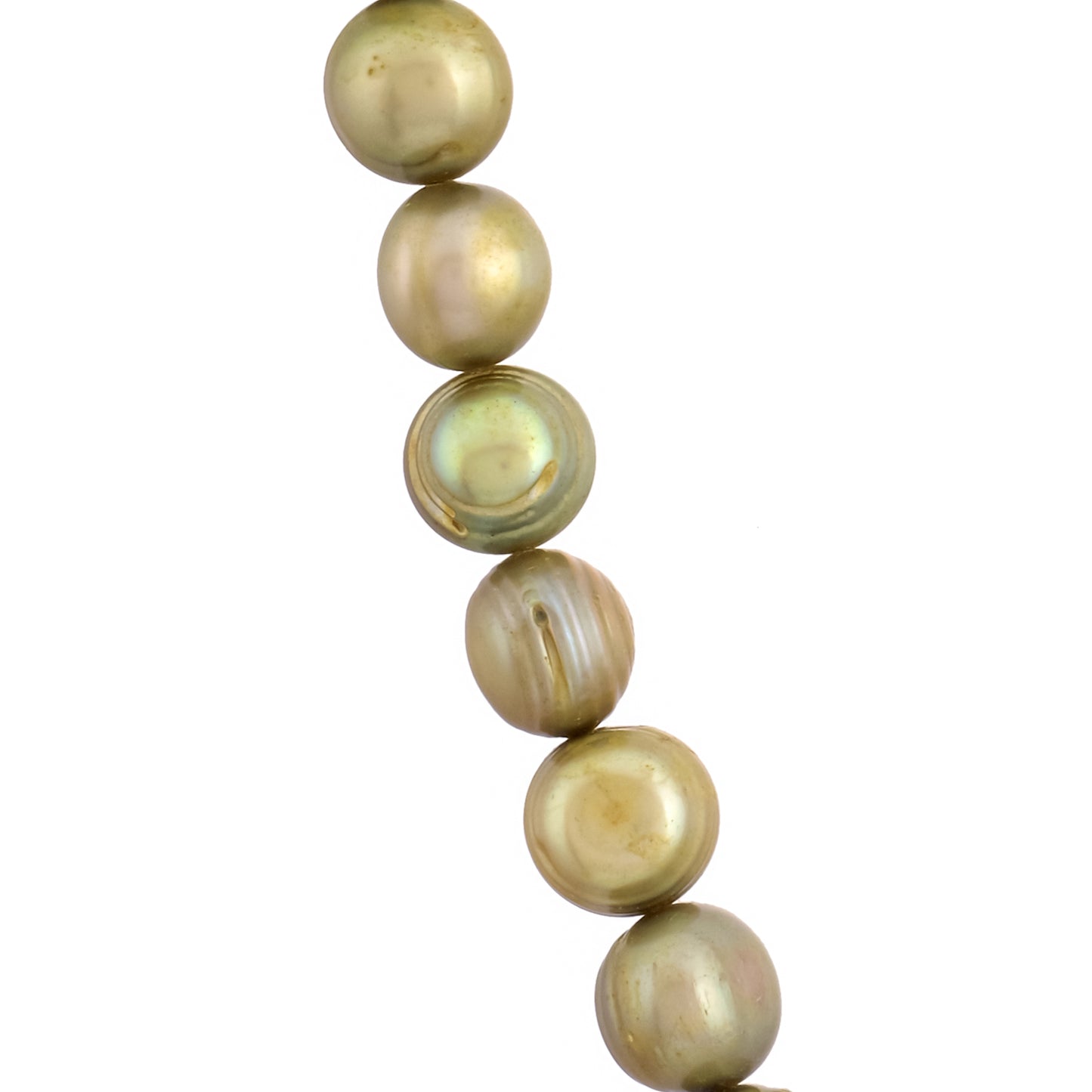 Olive Green Freshwater Pearl Necklace