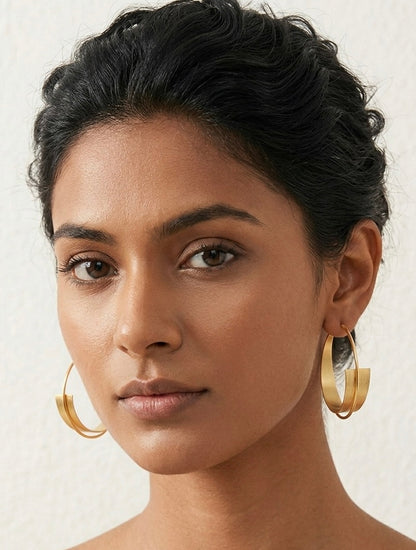 Golden Circle Earrings