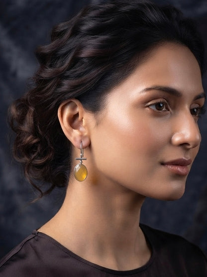 Natural Chalcedony Earrings