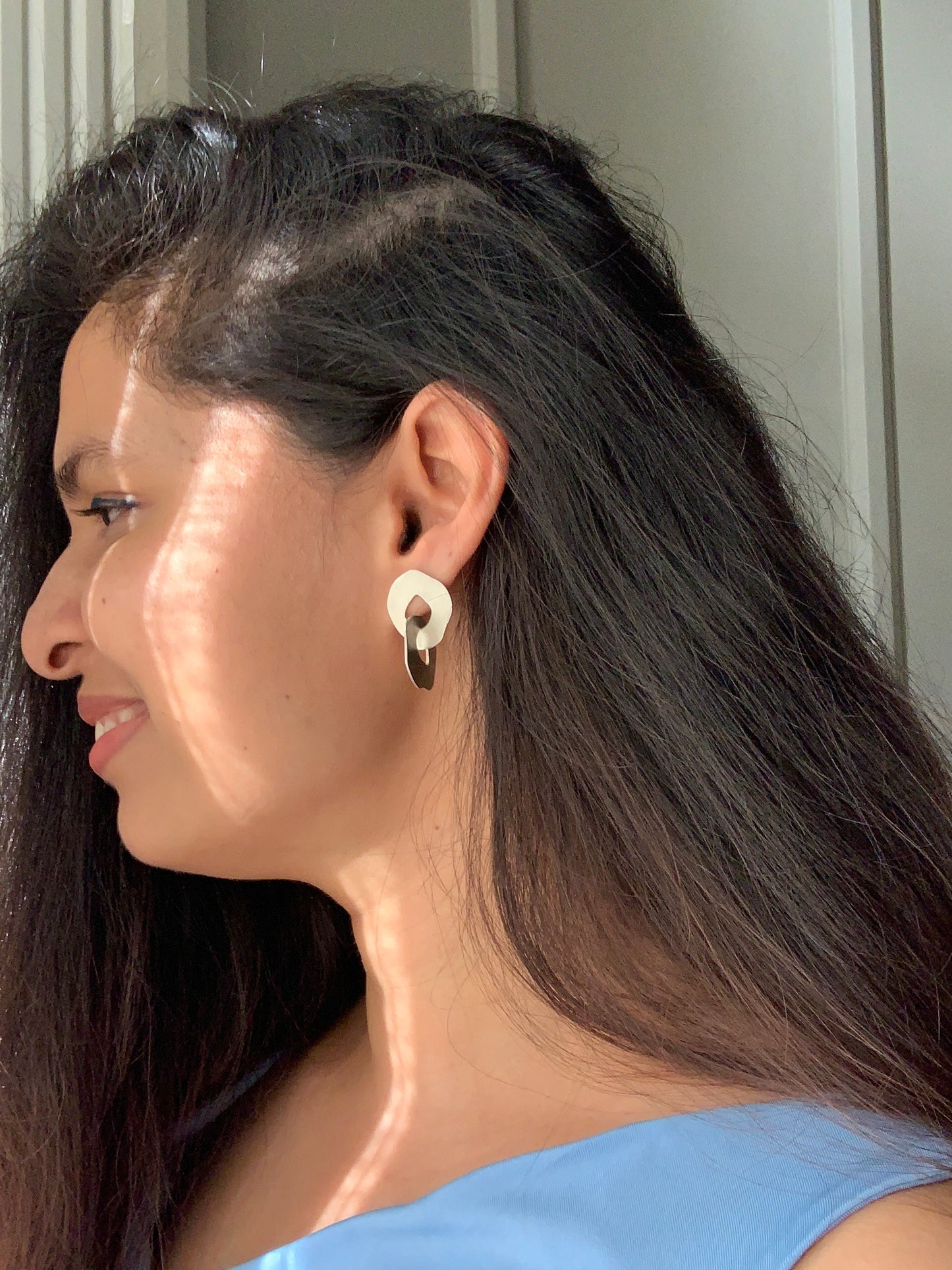 Silver Bold Earrings