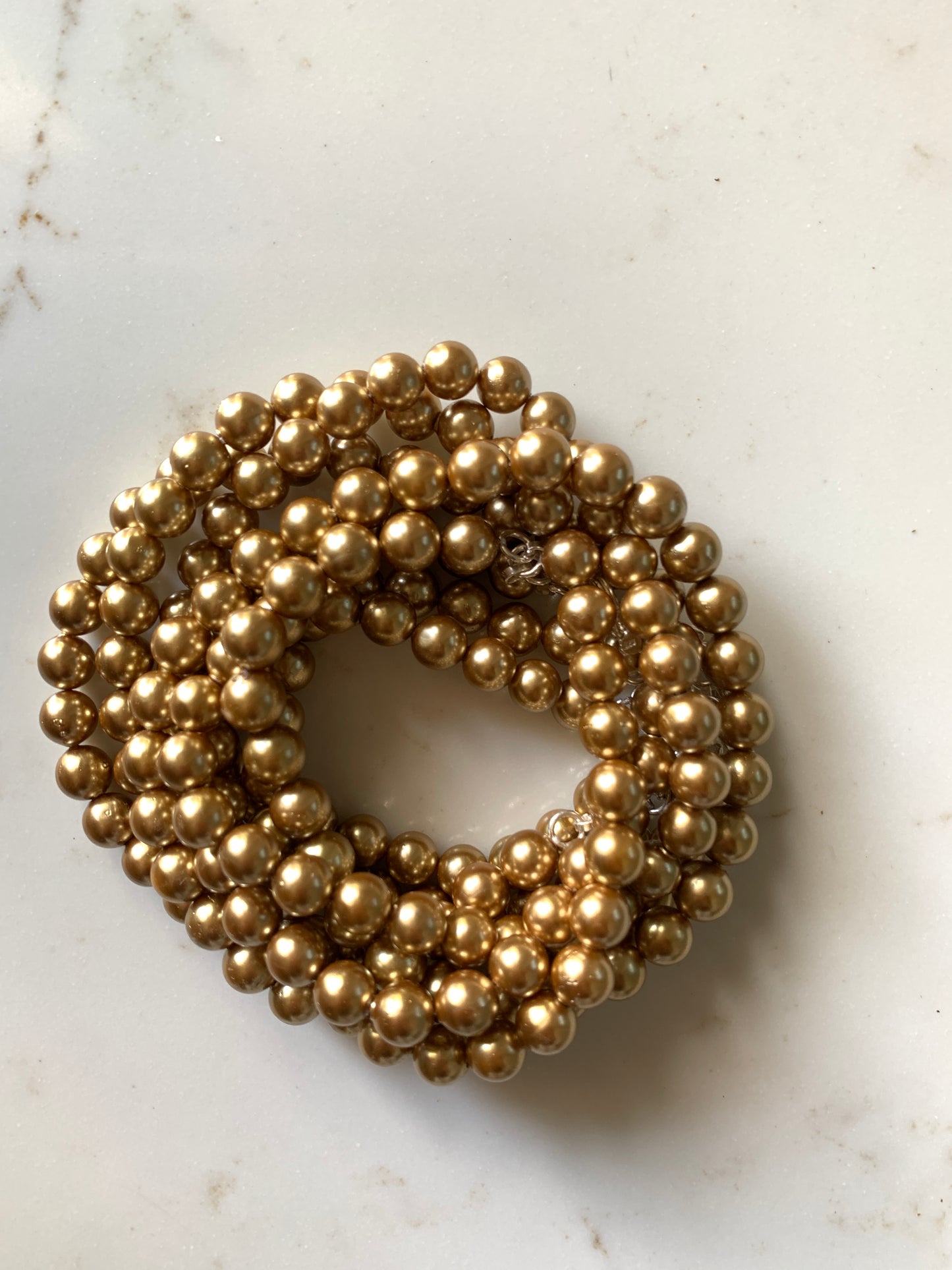 Golden Terra Pearl Necklace
