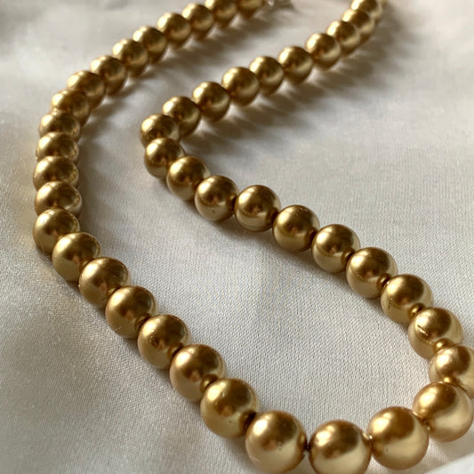 Golden Terra Pearl Necklace