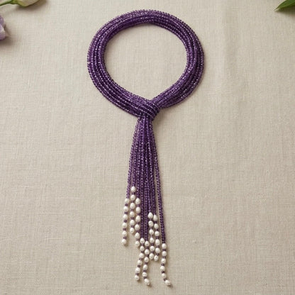 Amethyst Collared Necklace