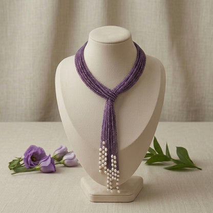 Amethyst Collared Necklace