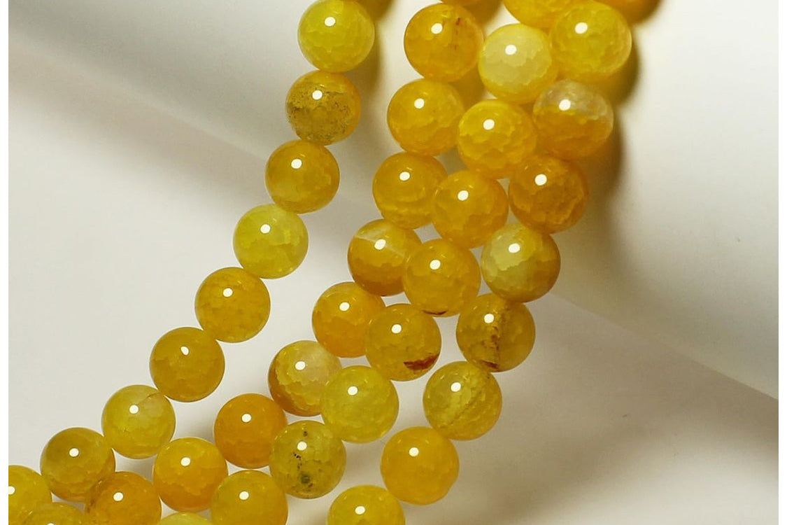 Natural Lemon Agate Necklace