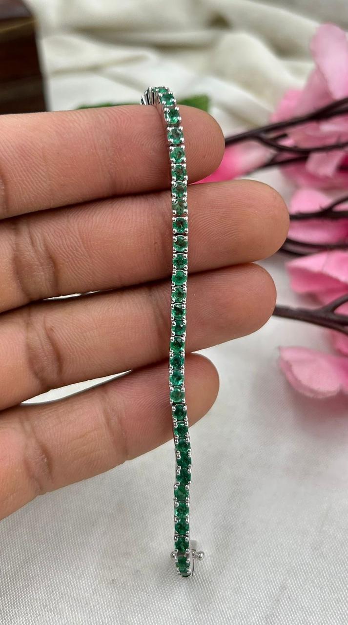 Natural Emerald Bracelet