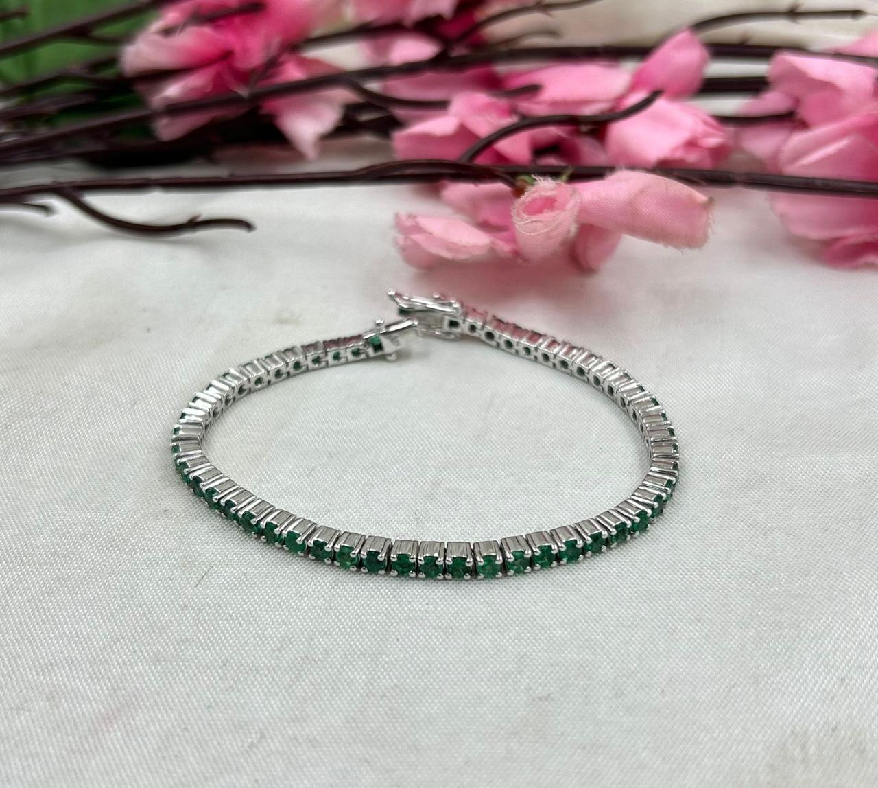Natural Emerald Bracelet