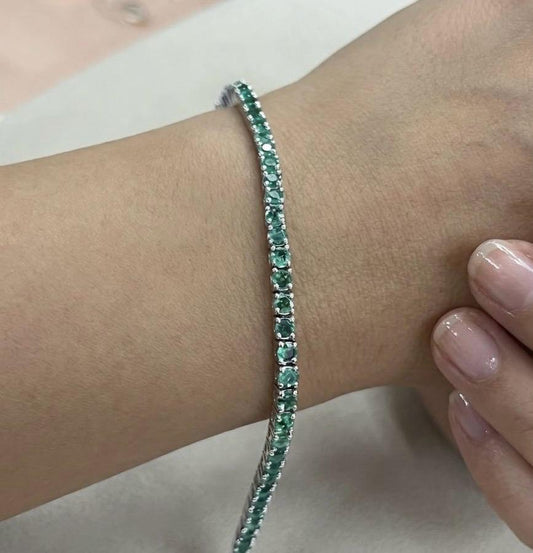 Natural Emerald Bracelet