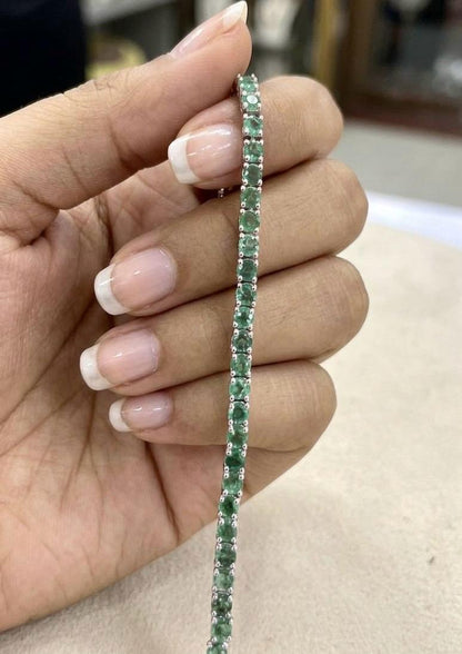 Natural Emerald Bracelet