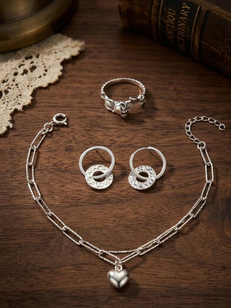OVANA Heart & Halo Set