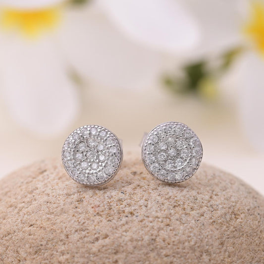 Sparkling Solitaire Earrings