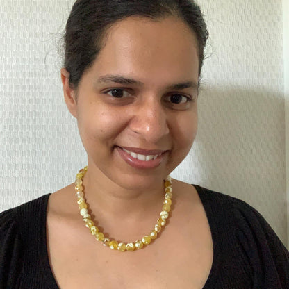 Natural Lemon Agate Necklace