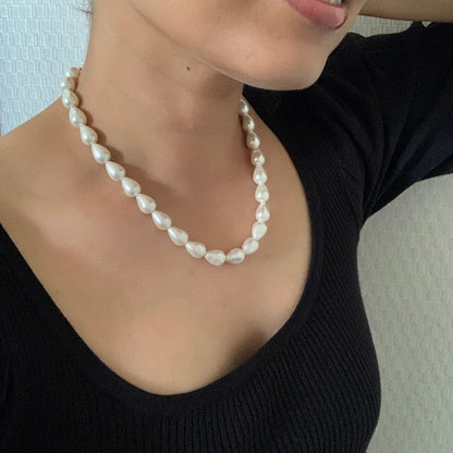 Pure White Pearl Necklace
