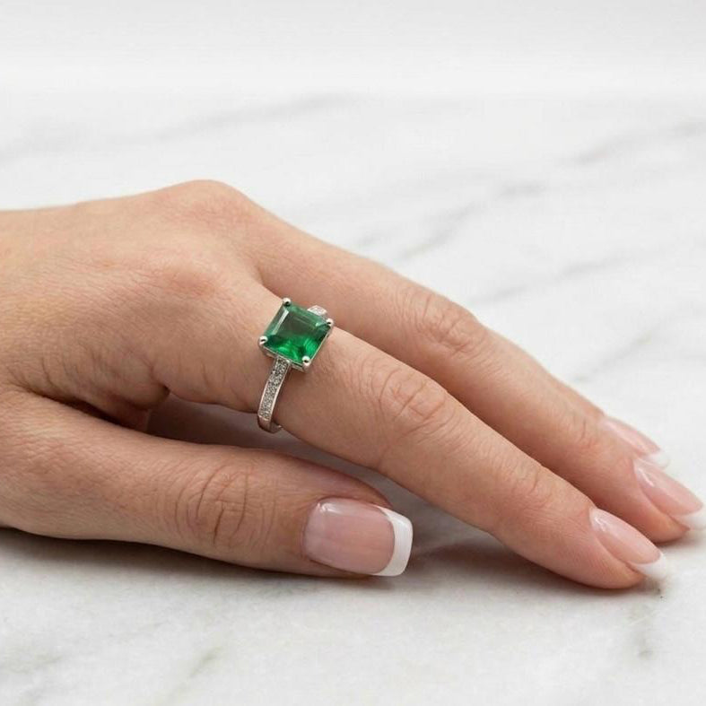 Natural Emerald Ring